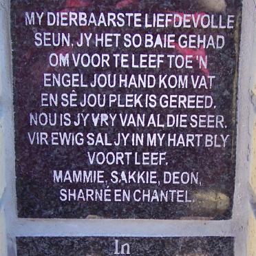 BREYTENBACH Lucas Petrus 1965-2011 :: PITTMANN Siegwald Franz 1939-2011