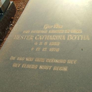 BOTHA Hester Catharina 1888-1976