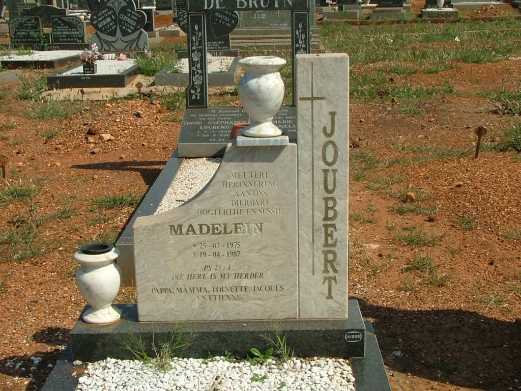 JOUBERT Madelein 1975-1987