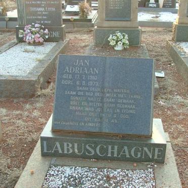 LABUSCHAGNE Jan Adriaan 1910-1973