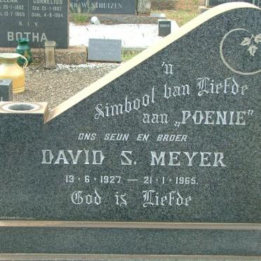MEYER David S. 1927-1965