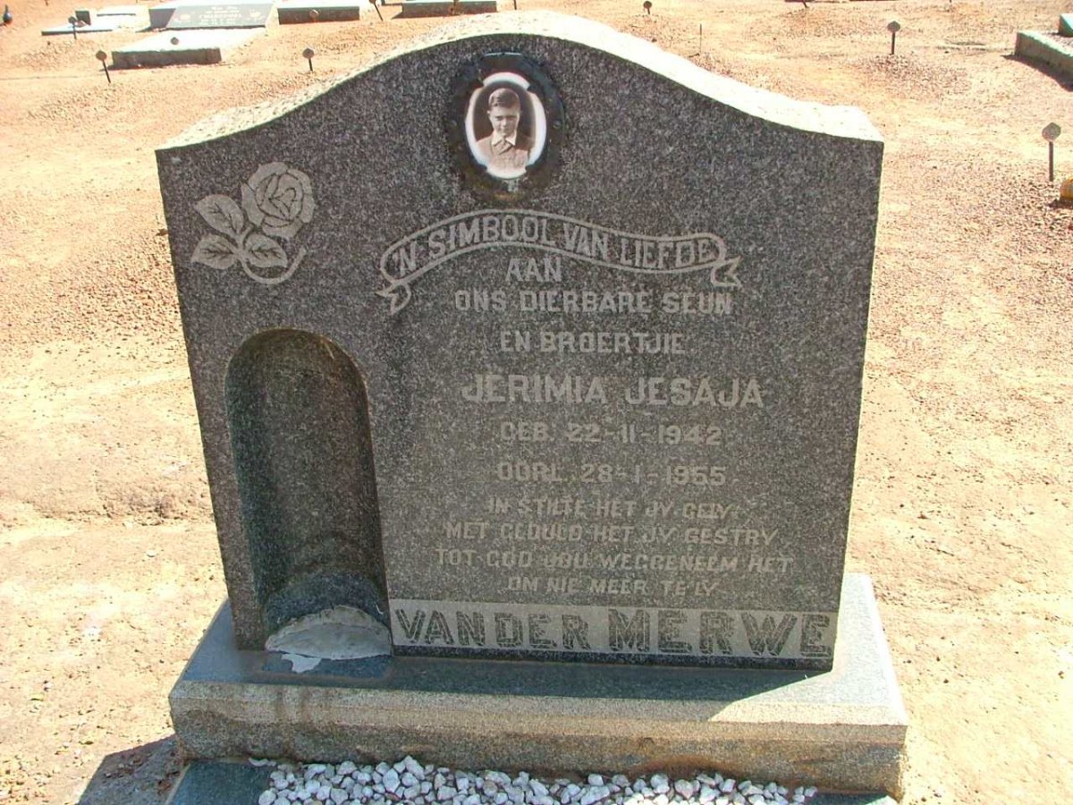 MERWE Jerimia Jesaja, van der 1942-1955