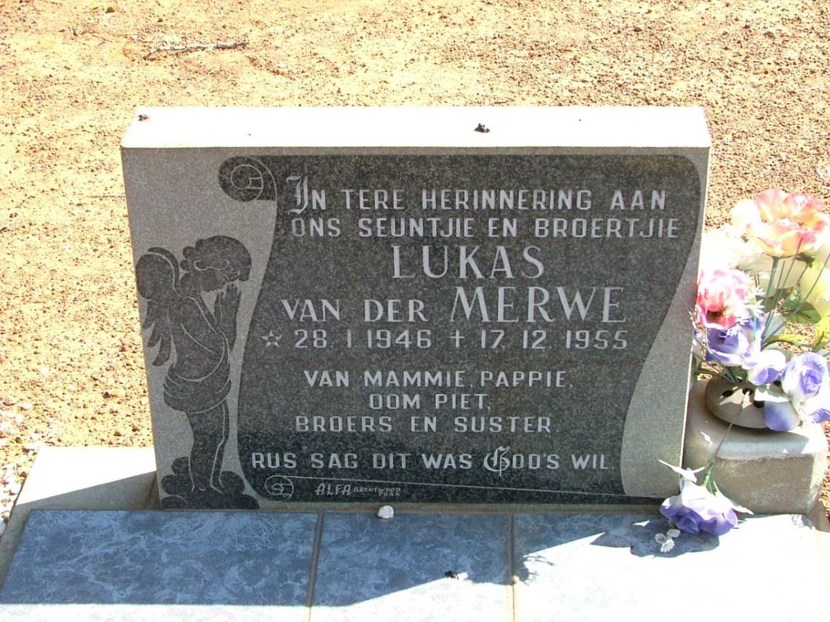 MERWE Lukas, van der 1946-1955