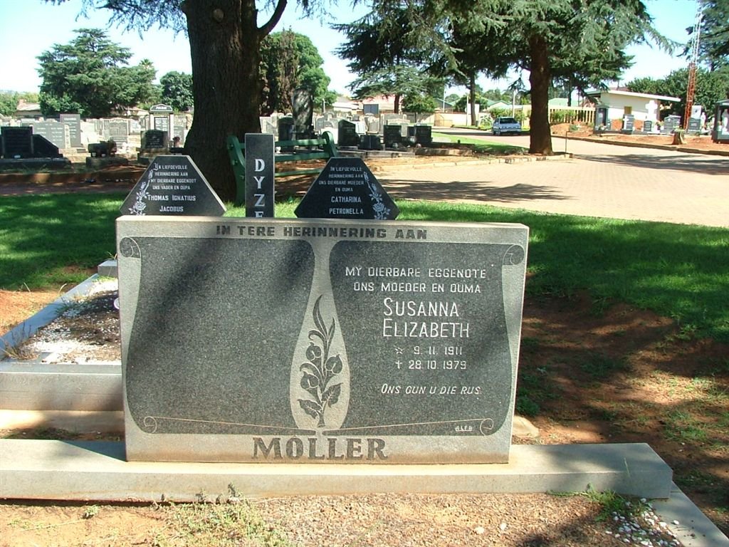 MOLLER Susanna Elizabeth 1911-1979