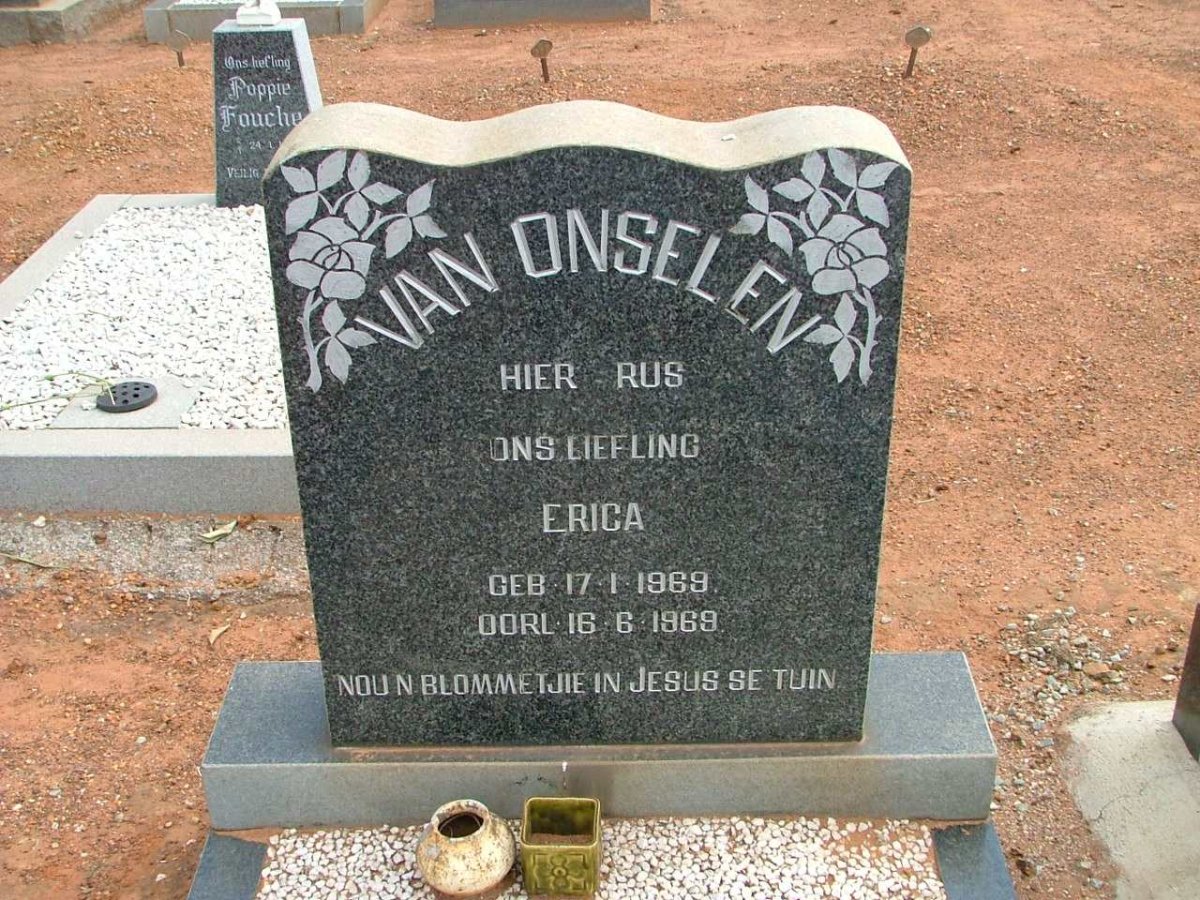 ONSELEN Erica, van 1969-1969