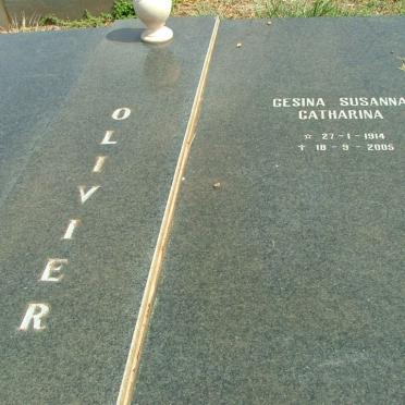 OLIVIER Gesina Susanna Catharina 1914-2006