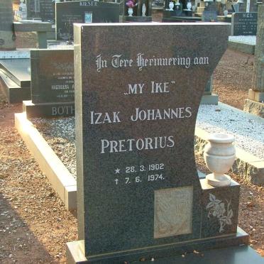 PRETORIUS Izak Johannes 1902-1974