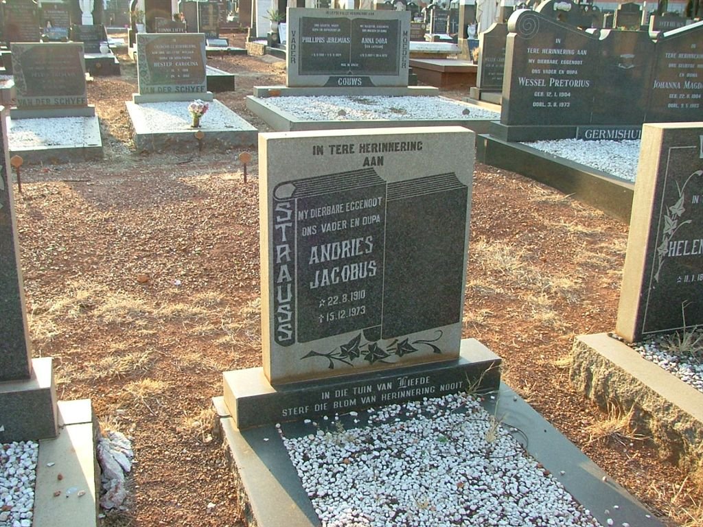 STRAUSS Andries Jacobus 1910-1973