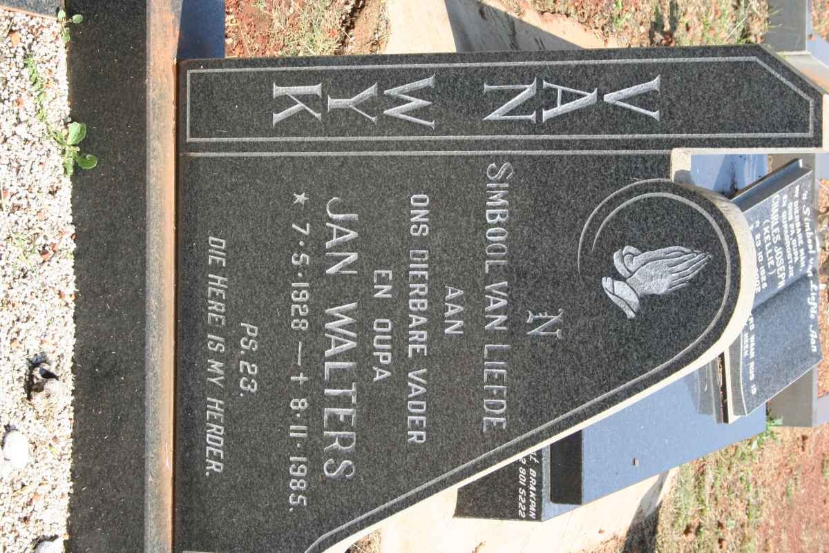 WYK Jan Walters, van 1928-1985