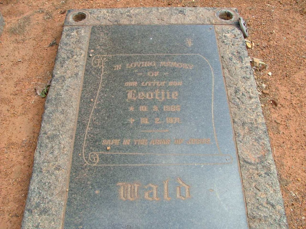 WALD Leotjie 1965-1971