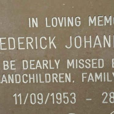 BREEDT Frederick Johannes 1953-2007