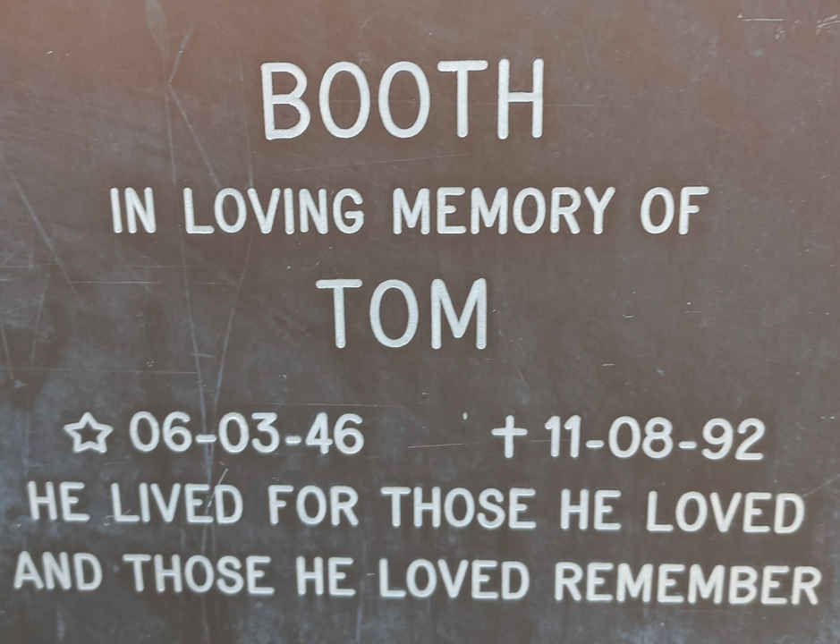 BOOTH Tom 1946-1992