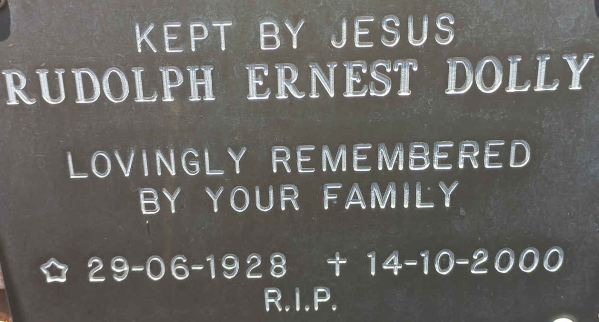 DOLLY Rudolph Ernest 1928-2000