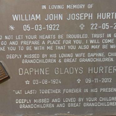 HURTER William John Joseph 1922-2005 &amp; Daphne Gladys 1924-2012
