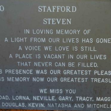 STAFFORD Steven
