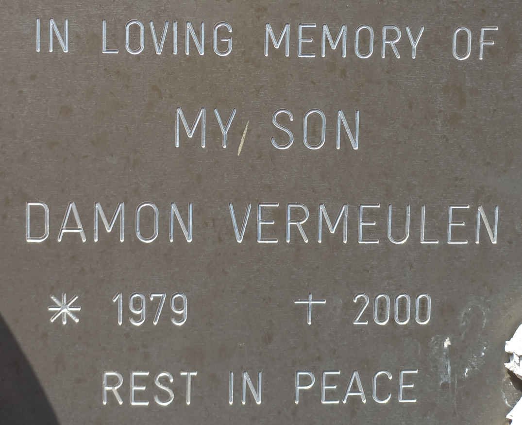VERMEULEN Damon 1979-2000