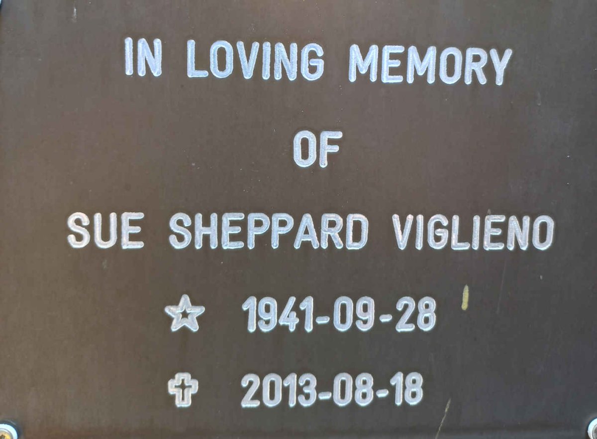 VIGLIENO Sue Sheppard 1941-2013