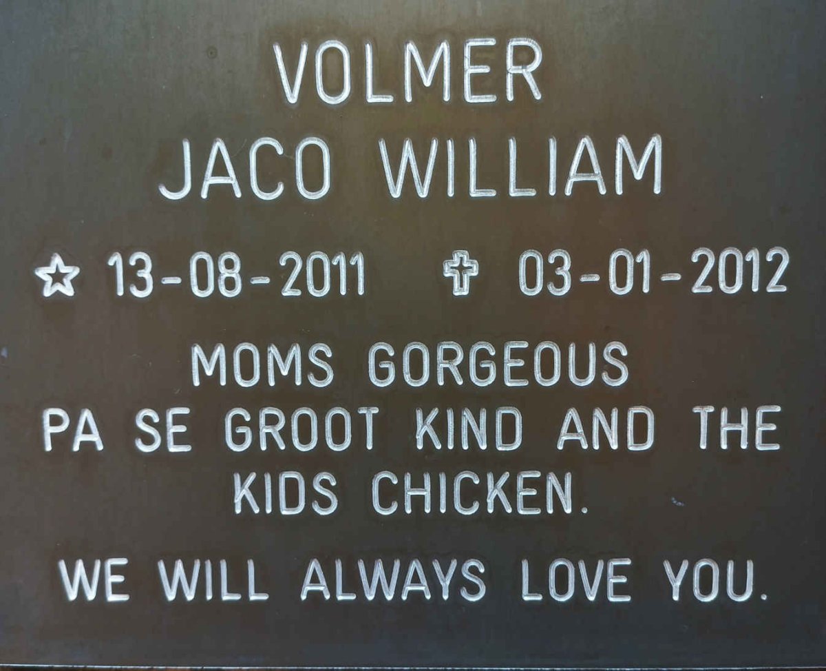 VOLMER Jaco William 2011-2012