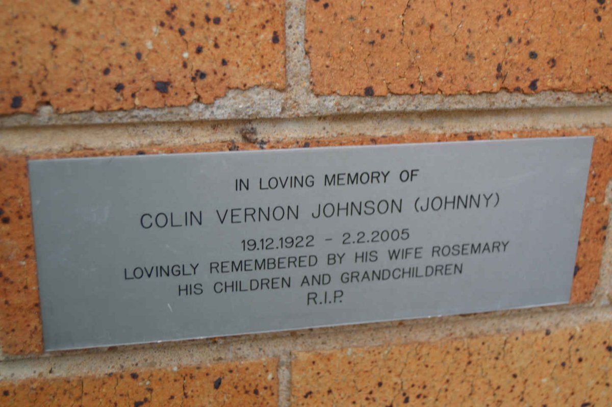 JOHNSON Colin Vernon 1922-2005