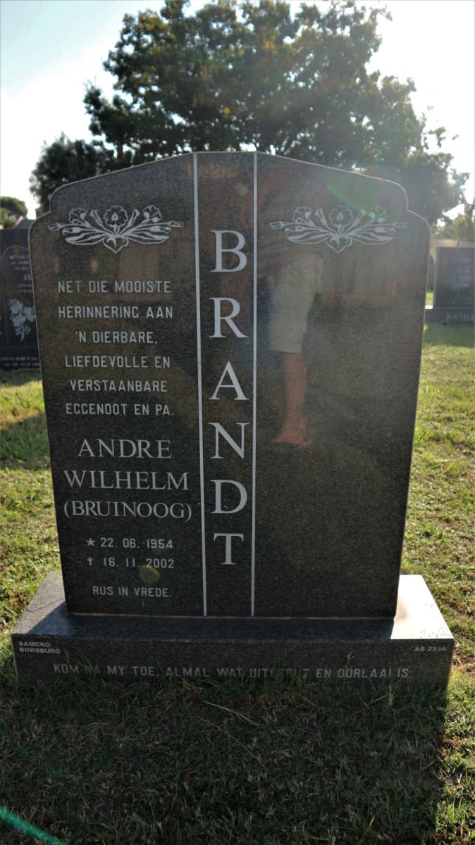 BRANDT Andre Wilhelm 1954-2002
