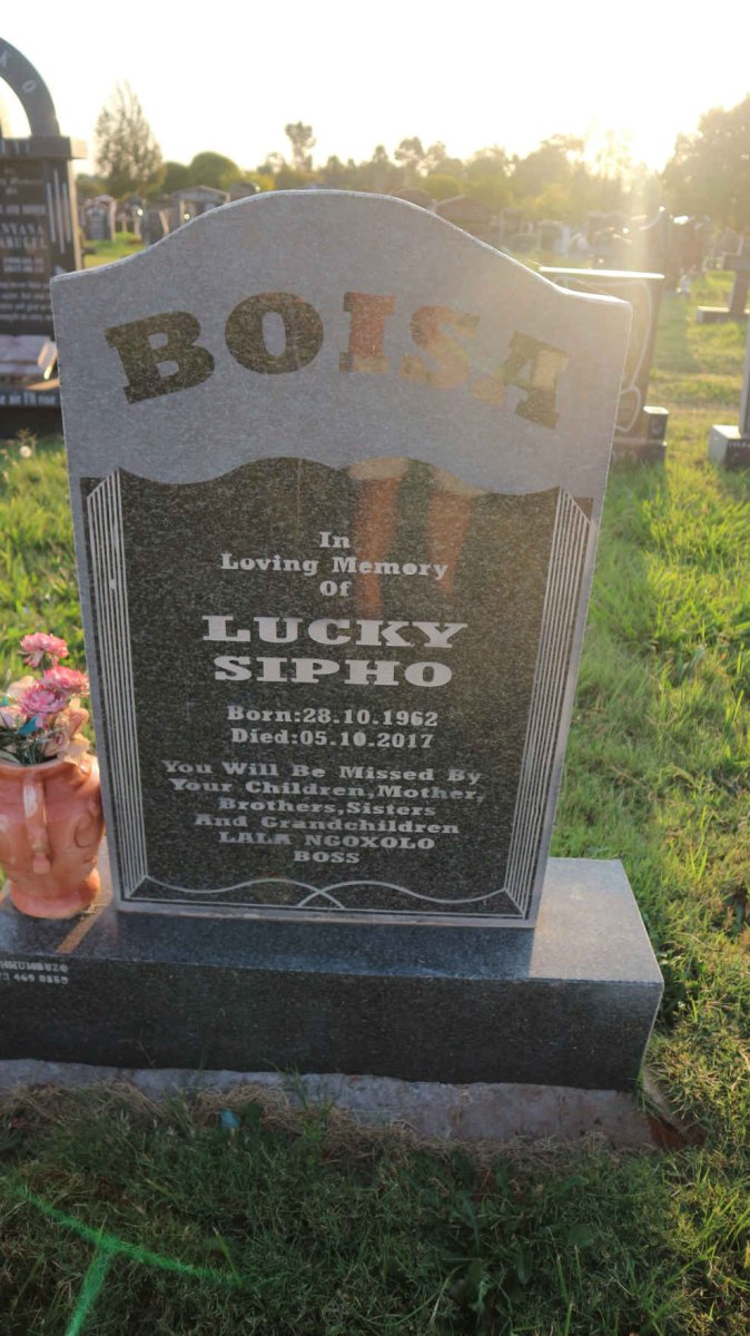 BOISA Lucky Sipho 1962-2017