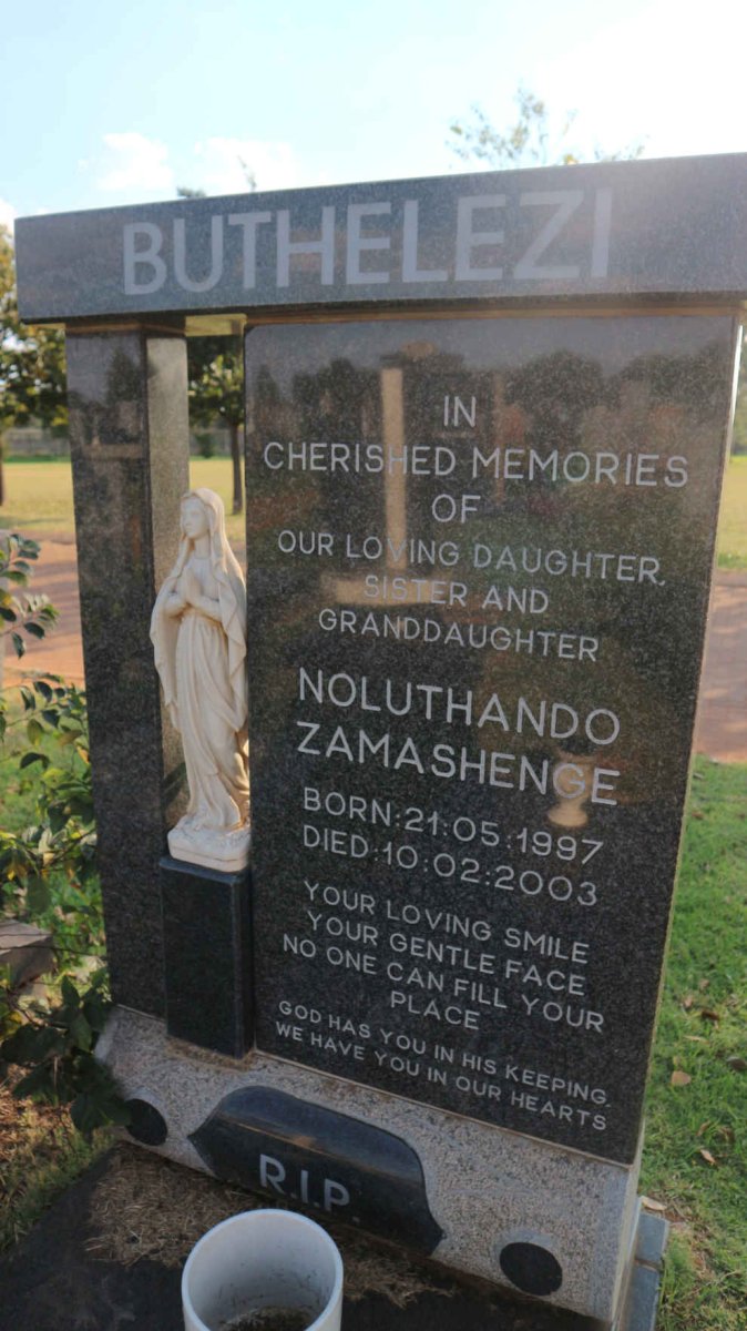 BUTHELEZI Noluthando Zamashenge 1997-2003