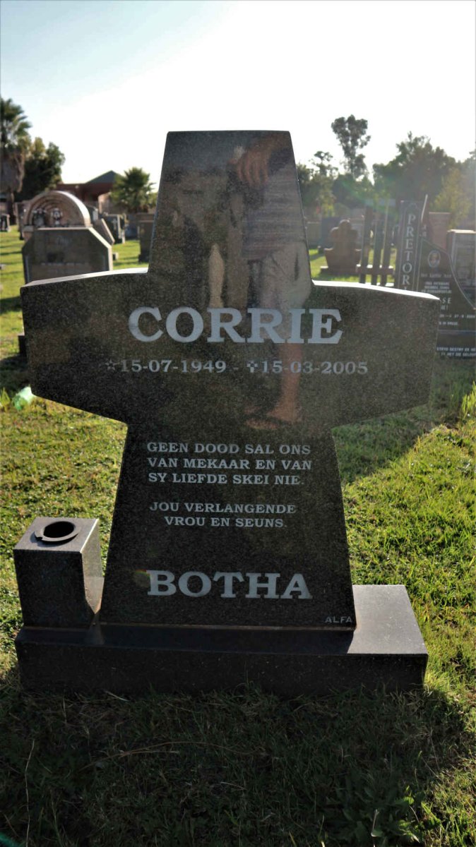 BOTHA Corrie 1949-2005