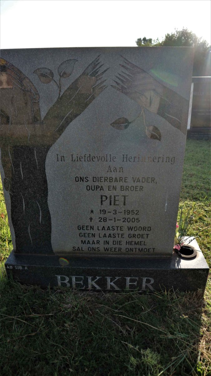 BEKKER Piet 1952-2005