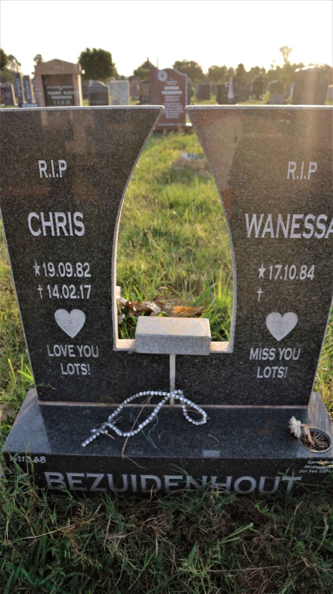 BEZUIDENHOUT Chris 1982-2017 &amp; Wanessa 1984-