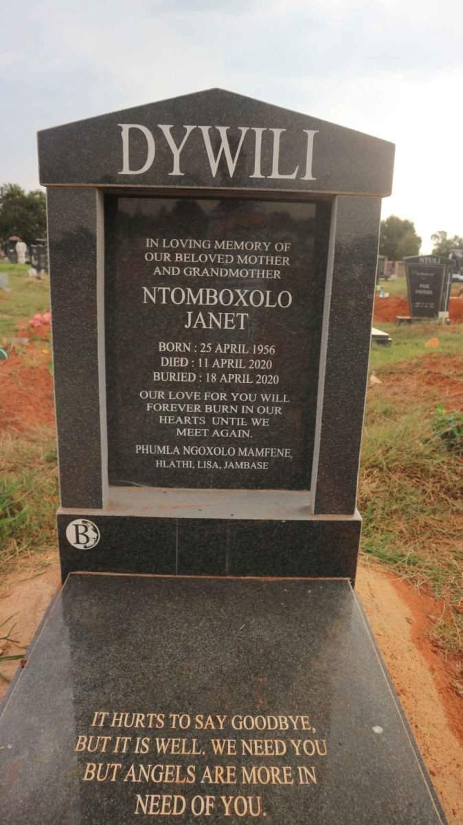 DYWILI Ntomboxolo Janet 1956-2020
