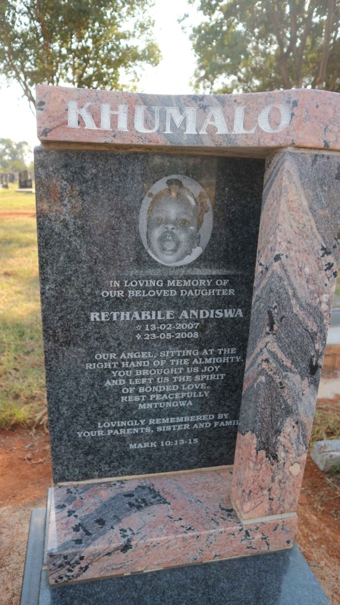 KHUMALO Rethabile Andiswa 2007-2008