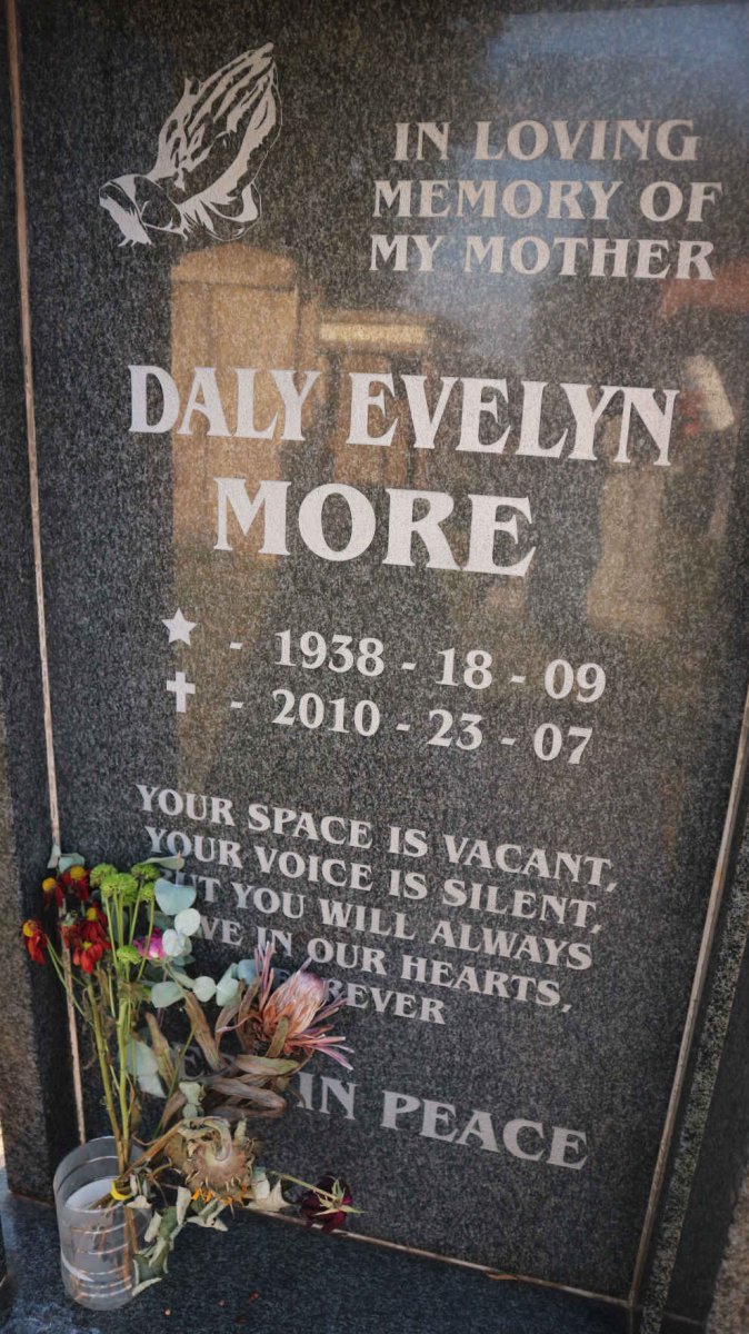 MORE Daly Evelyn 1938-2010