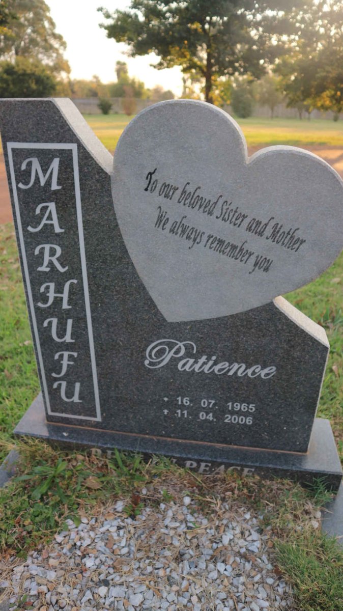 MARHUFU Patience 1965-2006