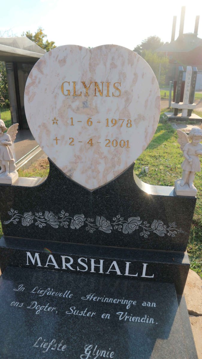 MARSHALL Glynis 1978-2001