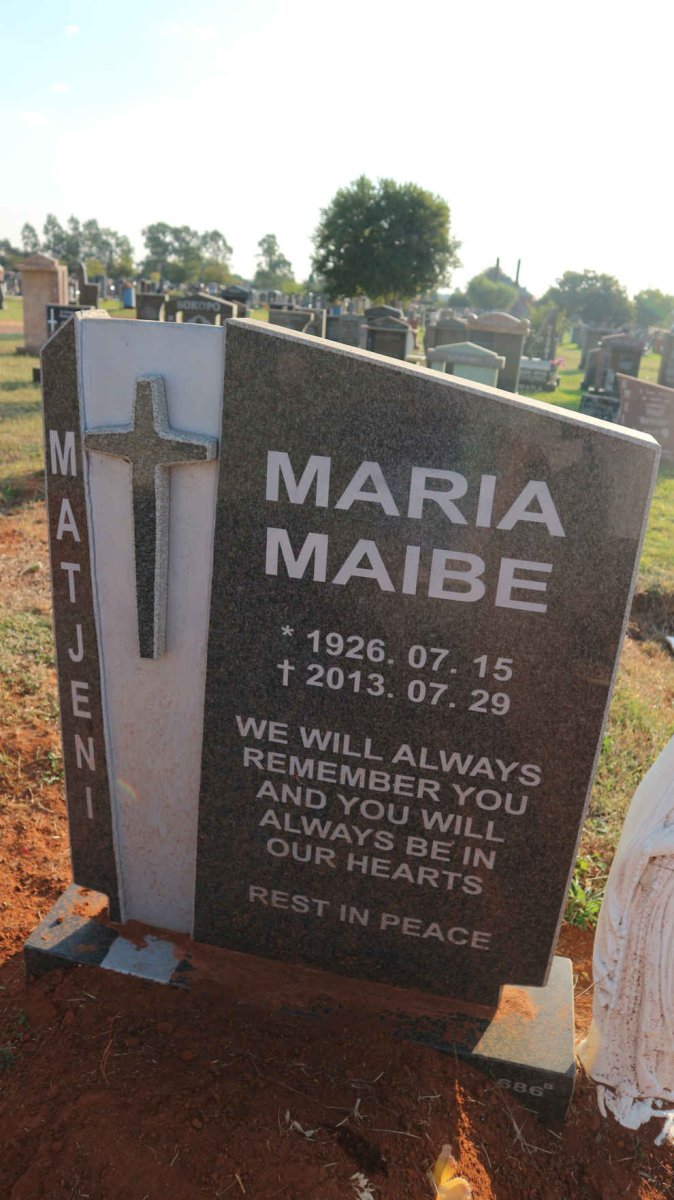 MATJENI Maria Maibe 1926-2013