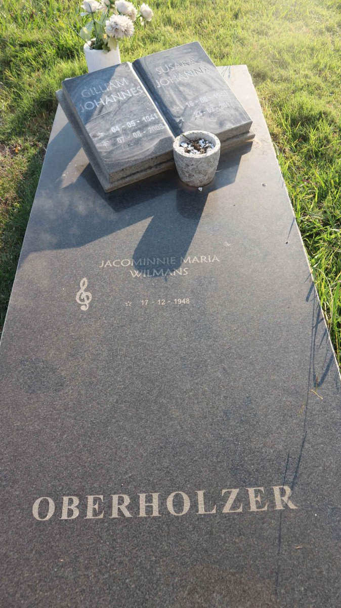 OBERHOLZER Gilliam Johannes 1941-2008 &amp; Susara Johanna 1940-2017