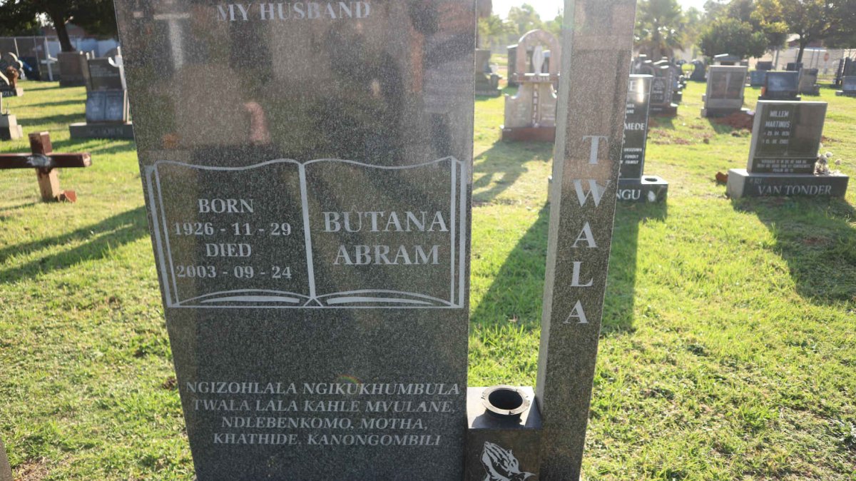 TWALA Butane Abram 1926-2003