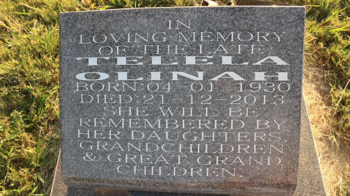 TELELA Olinah 1930-2013