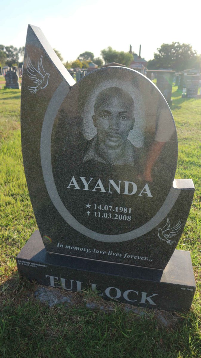 TULLOCK Ayanda 1981-2008