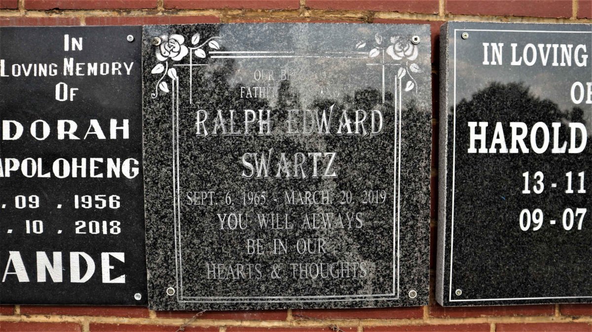 SWARTZ Ralph Edward 1965-2019