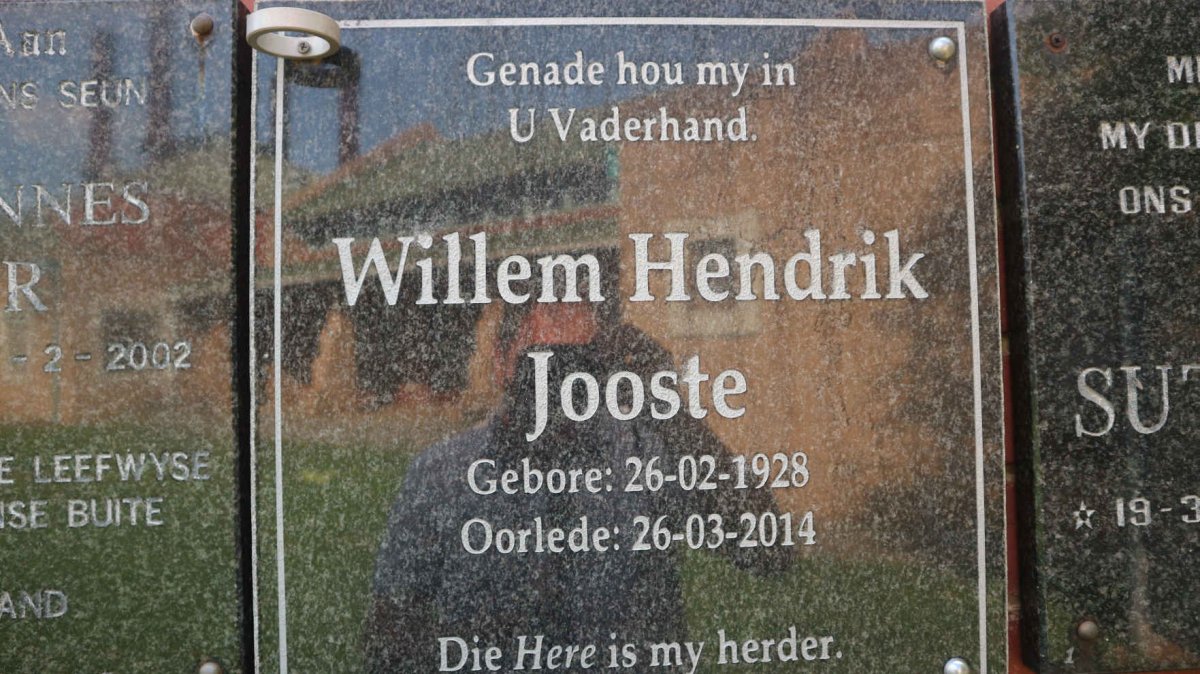 JOOSTE Willem Hendrik 1928-2014