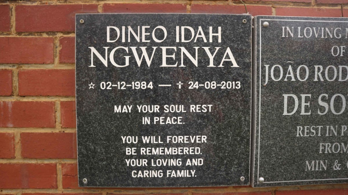 NGWENYA Dineo Idah 1984-2013