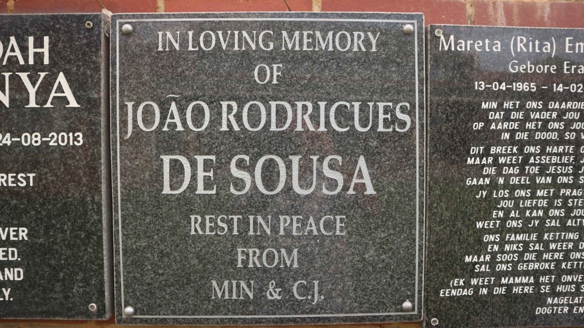 SOUSA Joao Rodricues, de