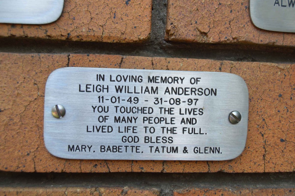 ANDERSON Leigh William 1949-1997