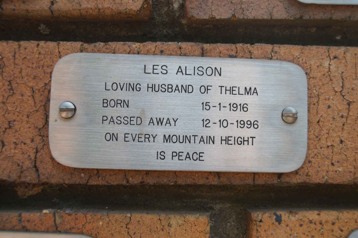 ALISON Les 1916-1996