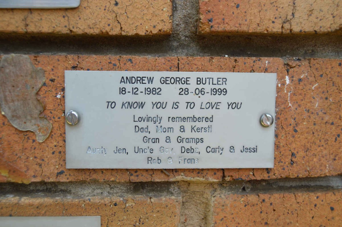 BUTLER Andrew George 1982-1999