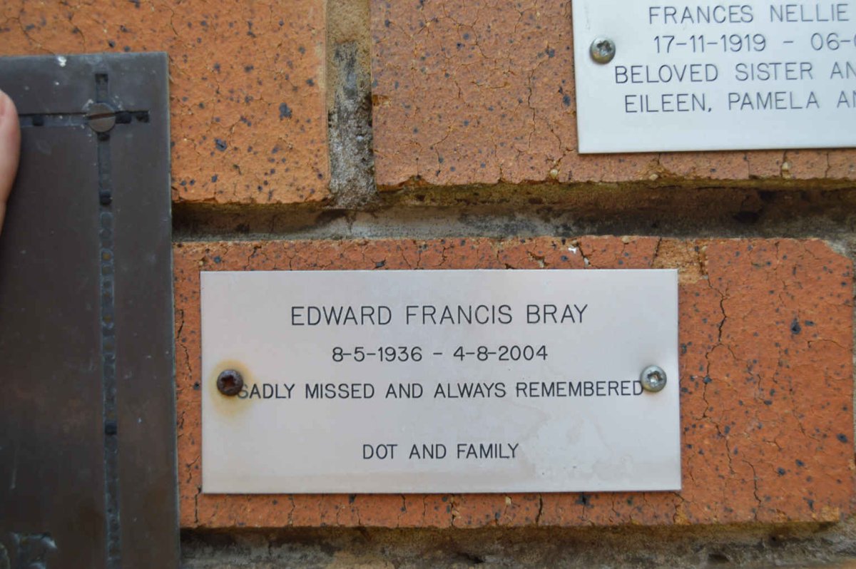 BRAY Edward Francis 1936-2004