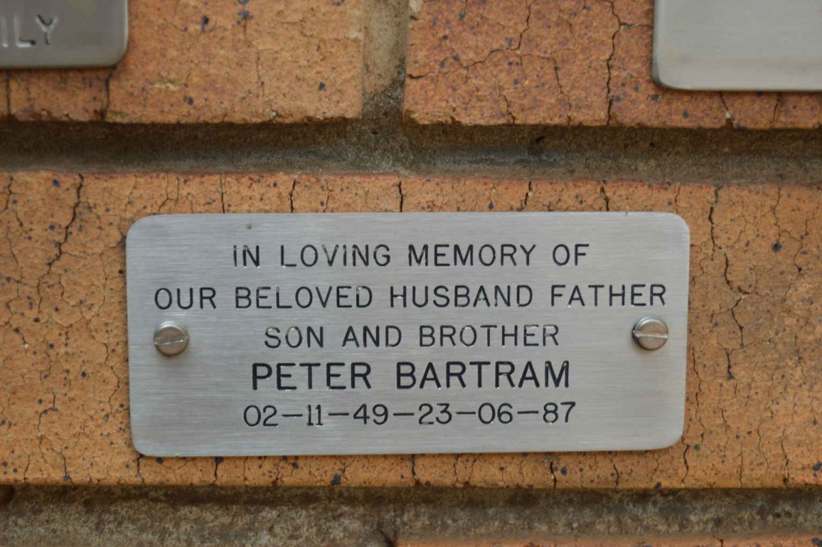 BARTRAM Peter 1949-1987