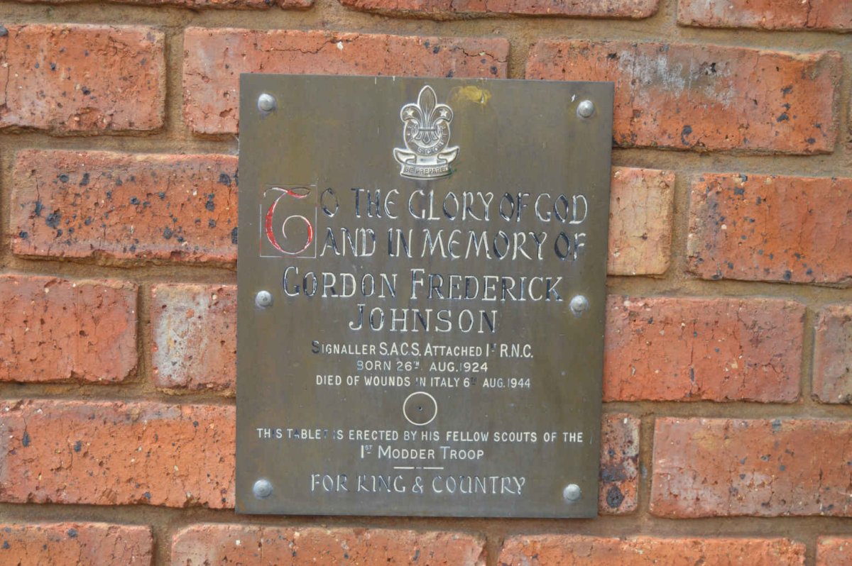 JOHNSON Gordon Frederick 1924-1944