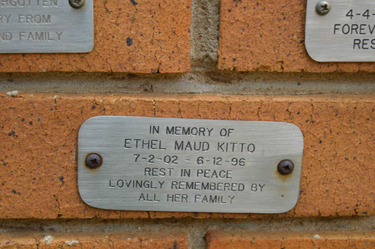 KITTO Ethel Maud 1902-1996